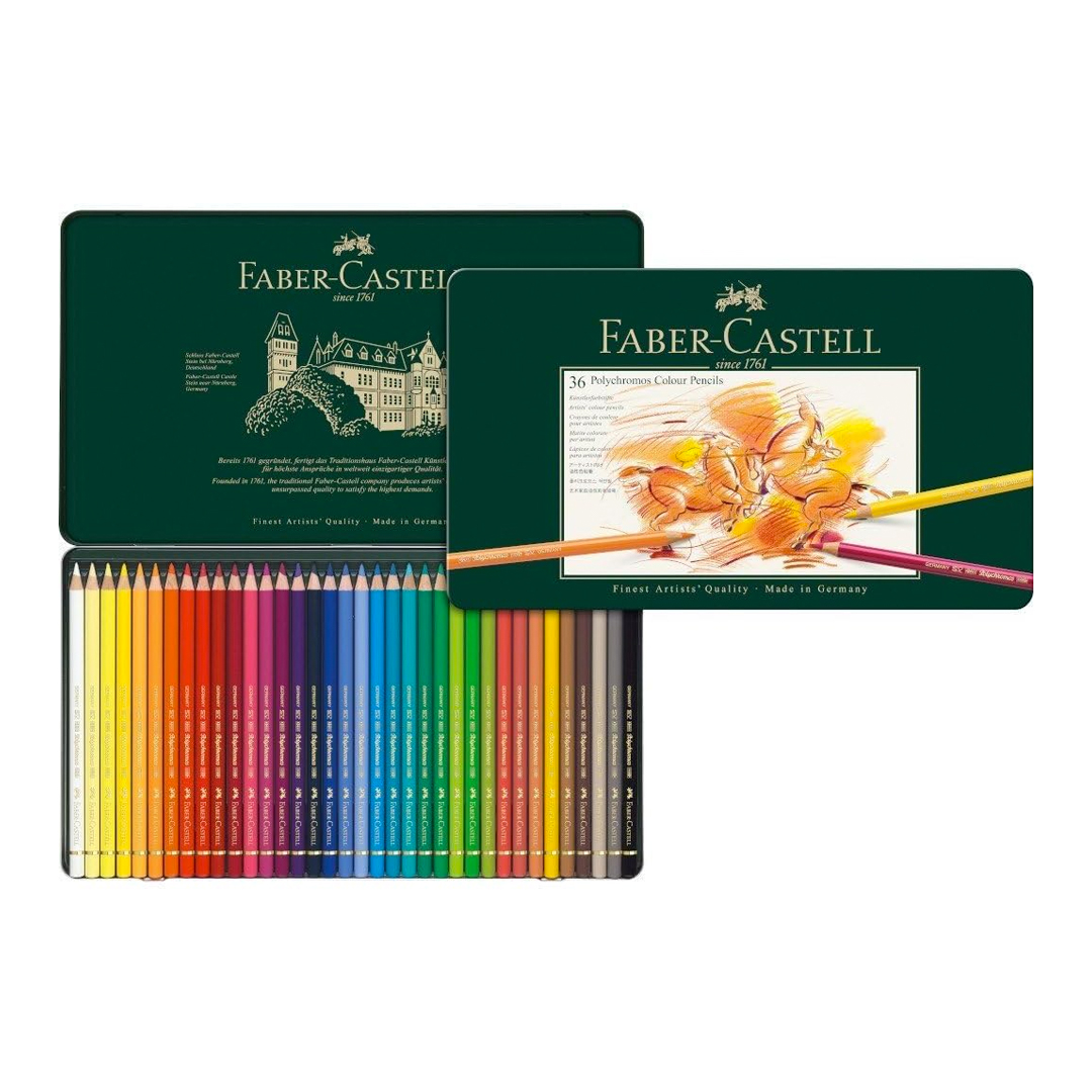 Lápis de Cor, Faber-Castell, Polychromos, 110036, 36 Cores