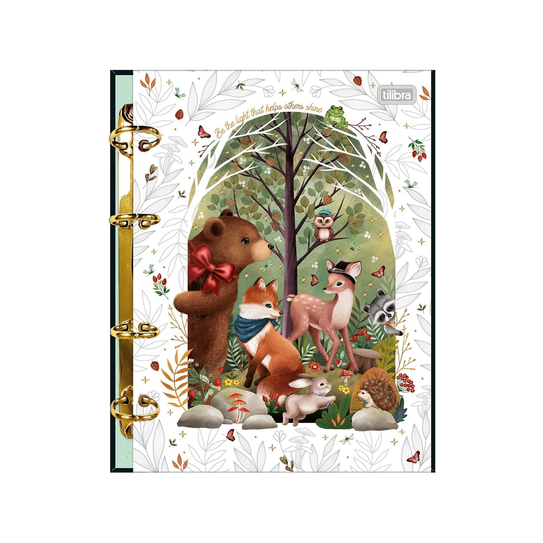 Tilibra - Caderno Argolado Cartonado Colegial Loveland 80 Folhas