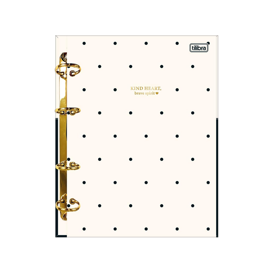 Tilibra - Caderno Argolado Cartonado Colegial West Village 80 Folhas - Sortido