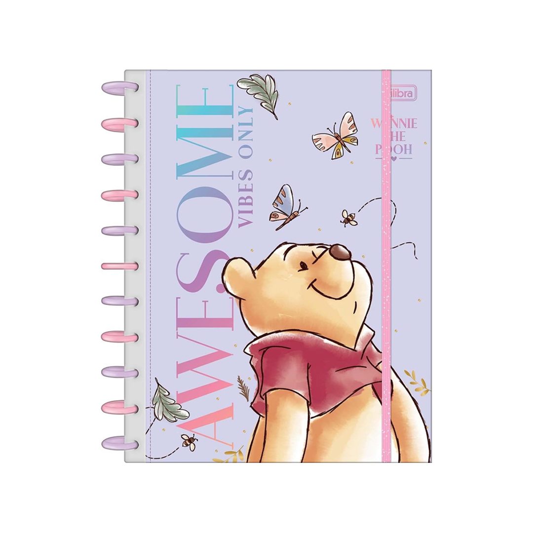 Tilibra - Caderno Connect Universitário Tilidisco 10 Matérias Pooh 160 Folhas