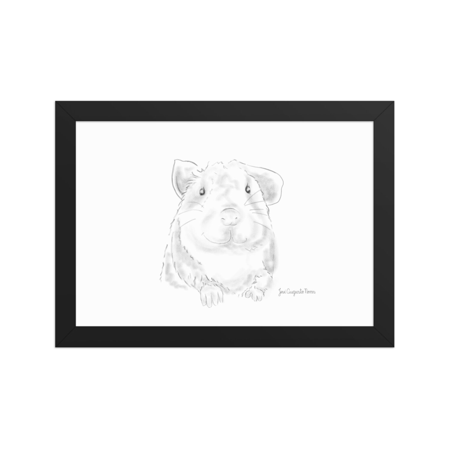 Pôster de papel fosco com moldura - Image 2