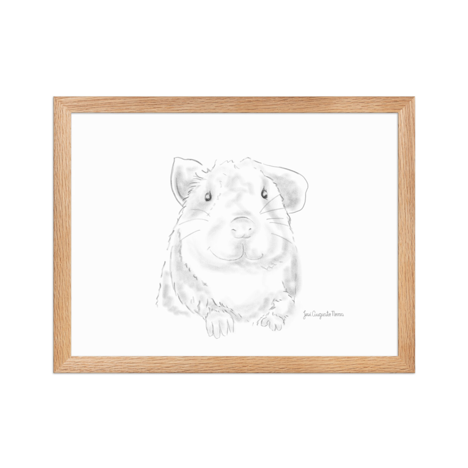 Pôster de papel fosco com moldura - Image 5