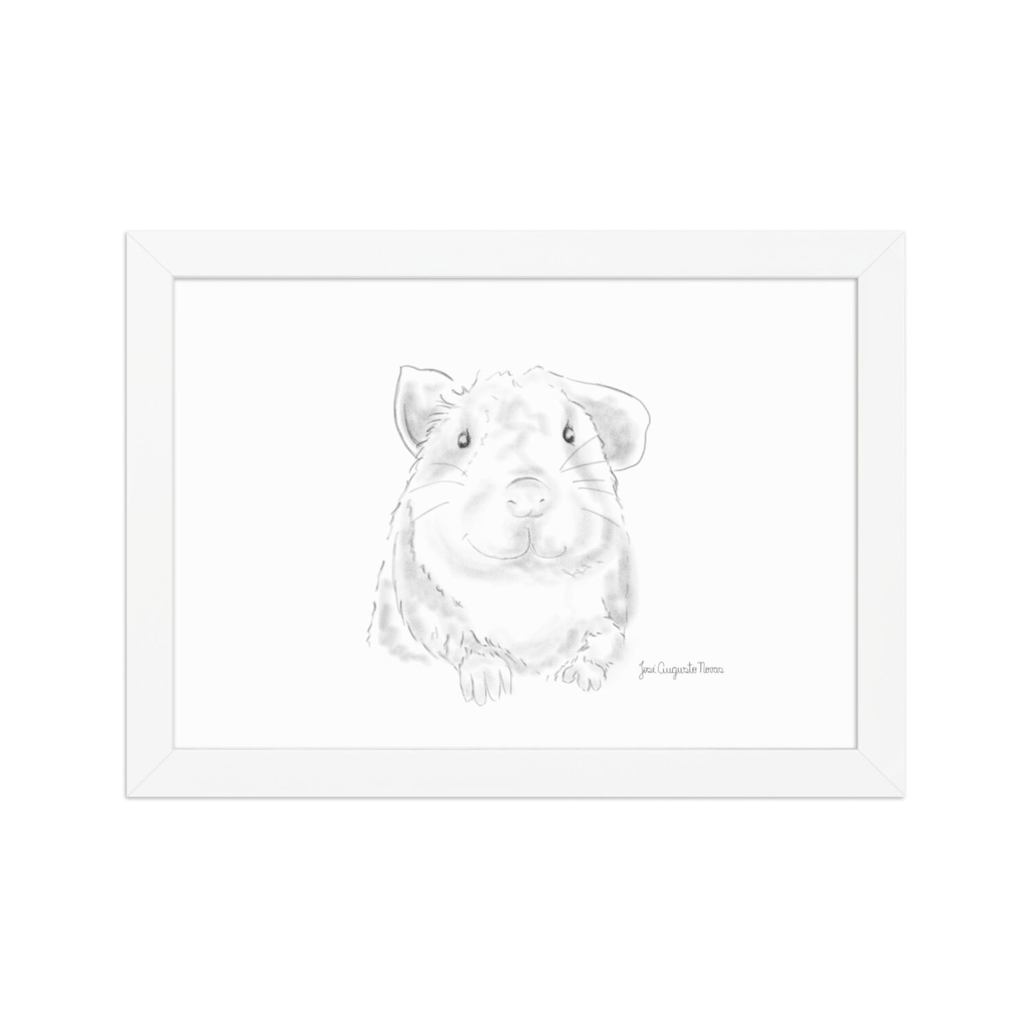 Pôster de papel fosco com moldura - Image 6
