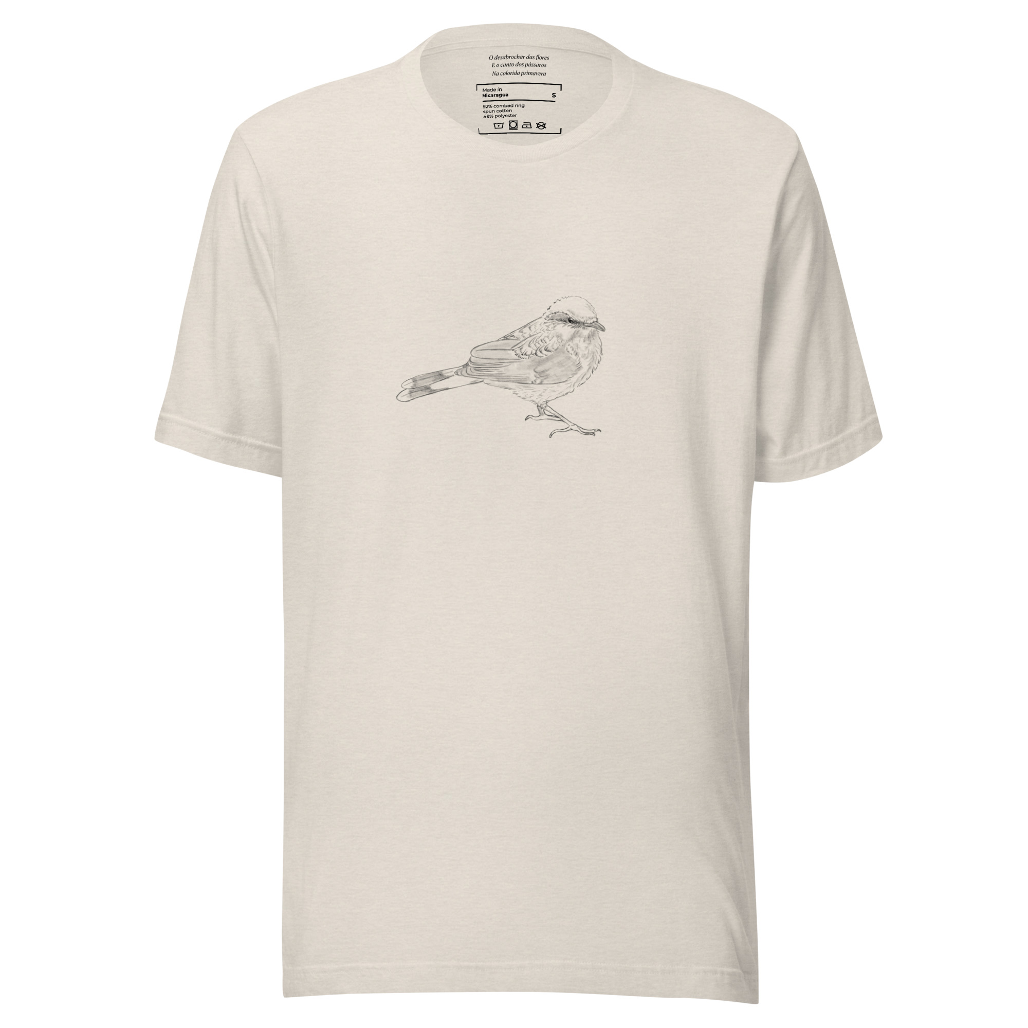 Camiseta unissex - Delicado Passarinho