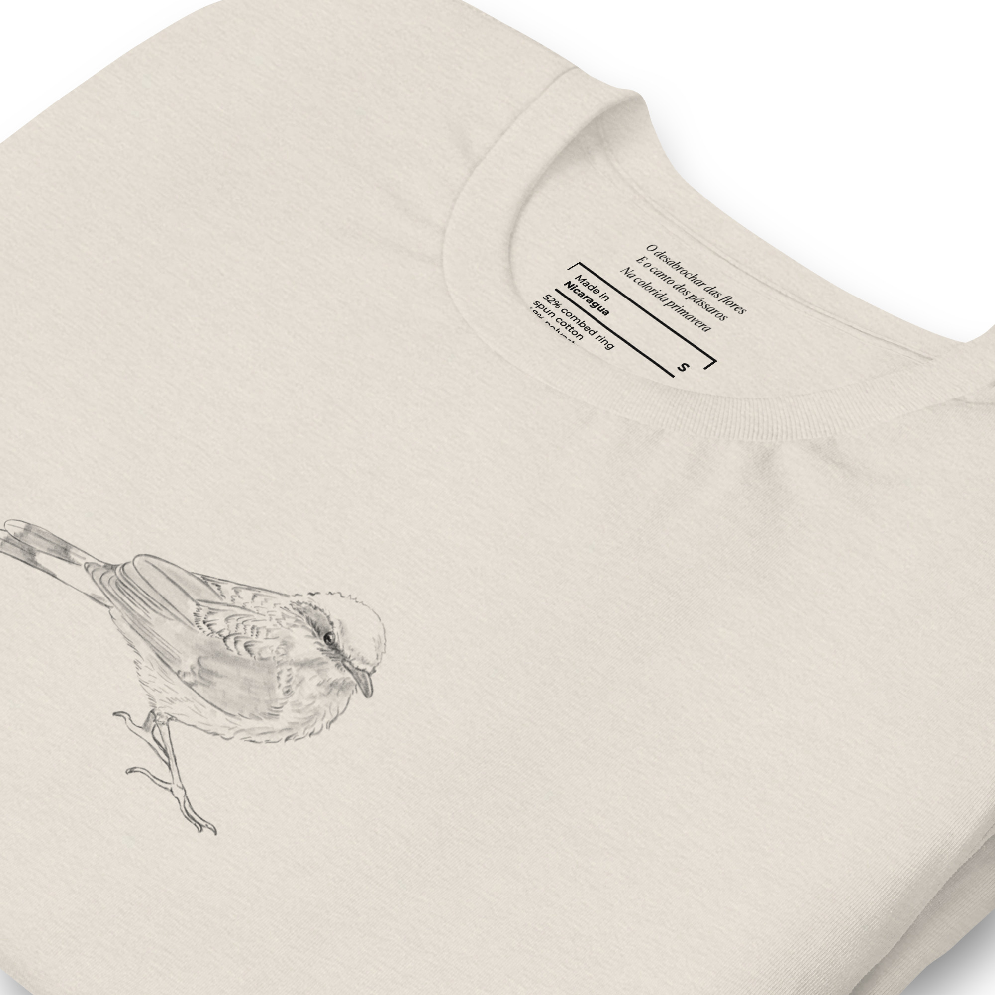 Camiseta unissex - Delicado Passarinho - Imagem 7