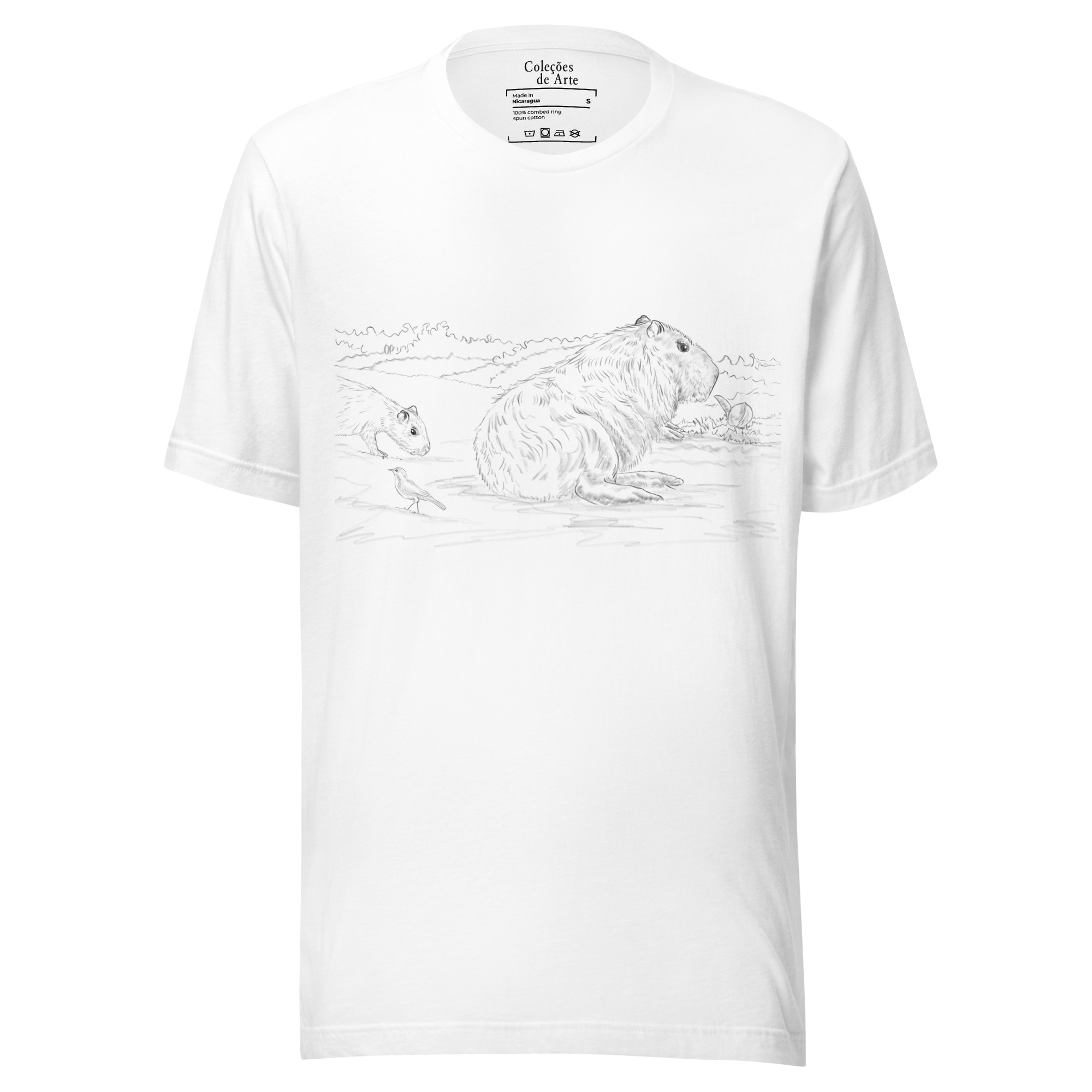 Camiseta unissex - Capivaras