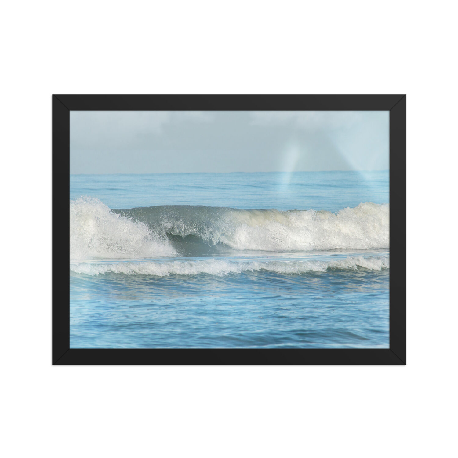 Pôster de papel fosco com moldura