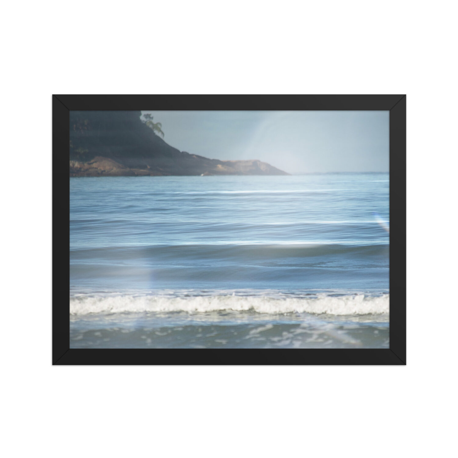 Pôster de papel fosco com moldura