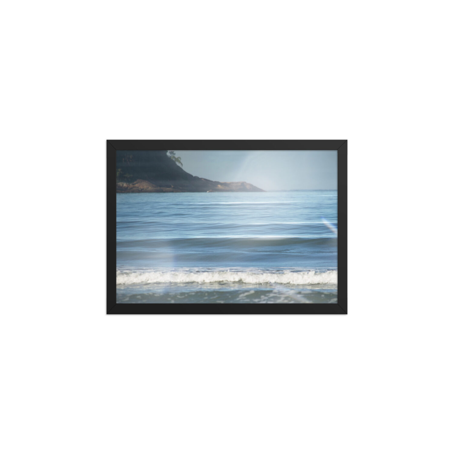 Pôster de papel fosco com moldura