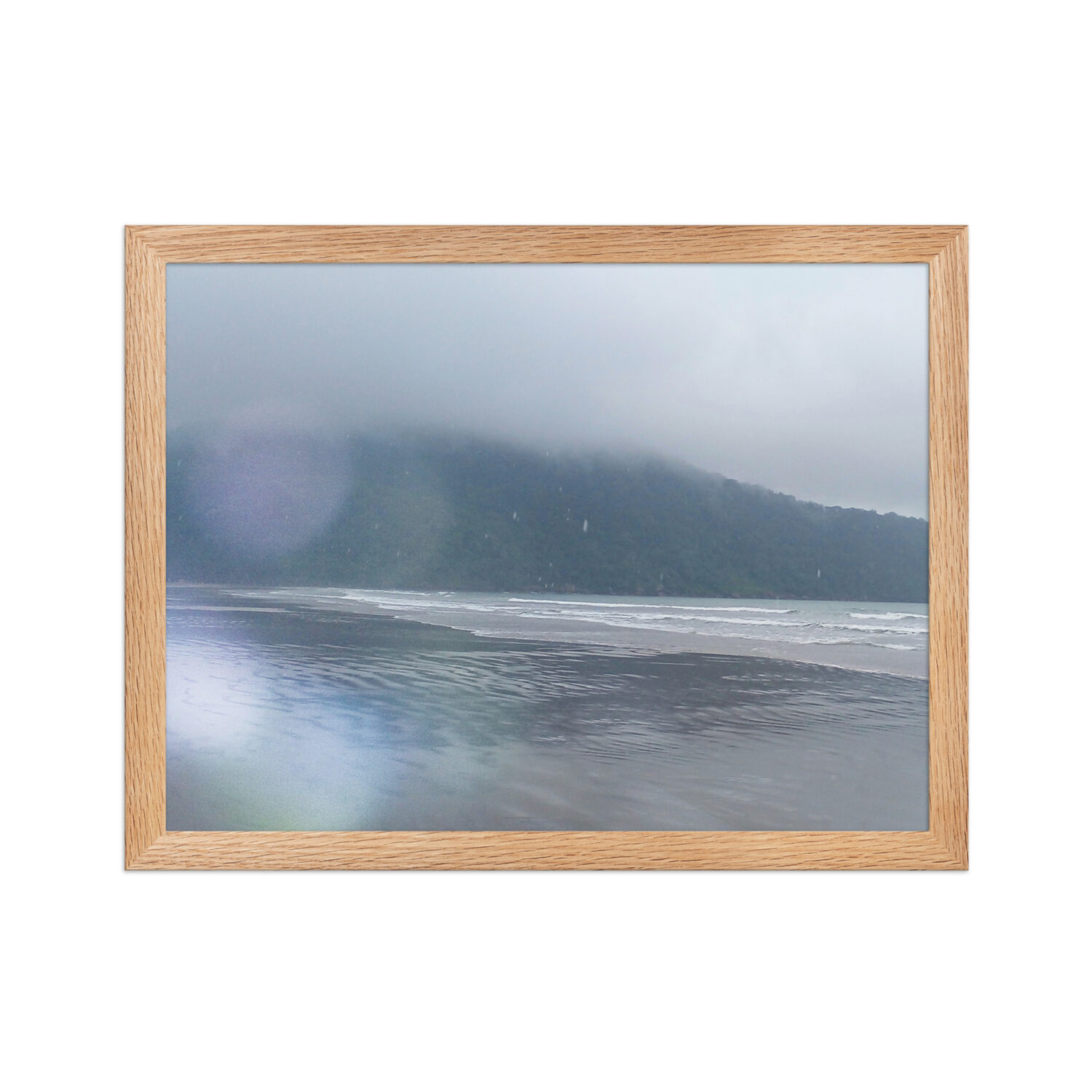 Pôster de papel fosco com moldura